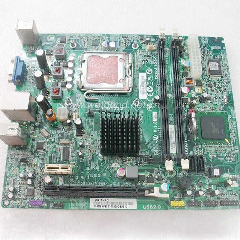 100% Working Desktop Motherboard G41T-AD System Board Full Tested Working