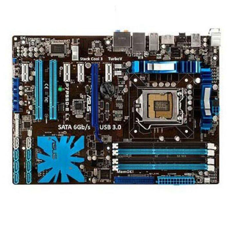 ASUS P7P55D-E LX Used Desktop motherboard DDR3 LGA 1156 16GB P55
