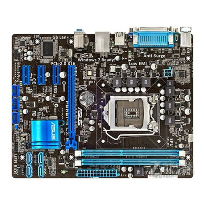 ASUS P8H61-M LX PLUS desktop motherboard DDR3 LGA1155 RAM 16G h61