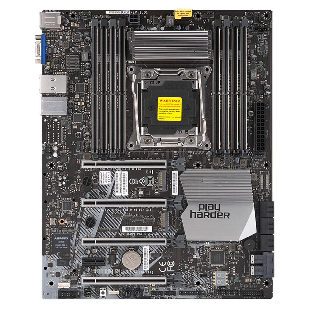 C9X299-RPGF Supermicro High-end Desktop Overclock Motherboard i7 i9 X-series Processor Non-ECC PCI-E3.0 M.2 LGA-2066 DDR4 Full Tested Working