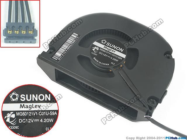 CPU COOLING FAN FOR Apple AirPort Extreme A1470 FAN MG60121V1-C01U-S9A DC12V 610-0179 BSB0712HC-HM01 router Cooler