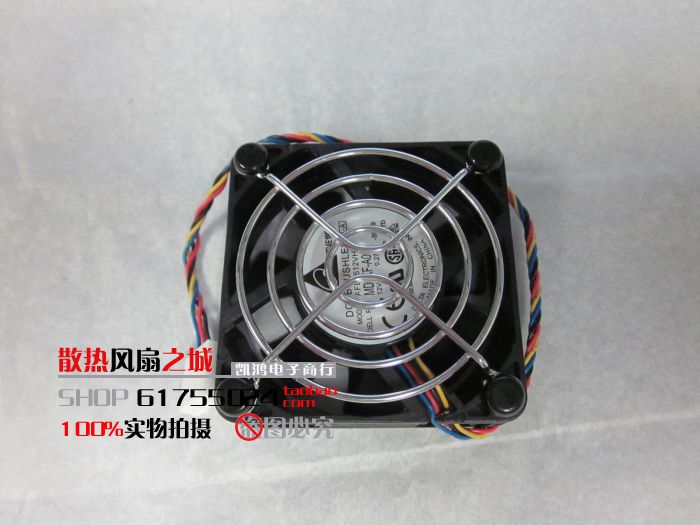 CPU cooling fan For DELL Alienware X51 Delta 6020 AFB0612VHD 12V 0.27A 6CM 60x60x20mm 4-wire Server Square PWM Fan MDFXF 0MDFXF
