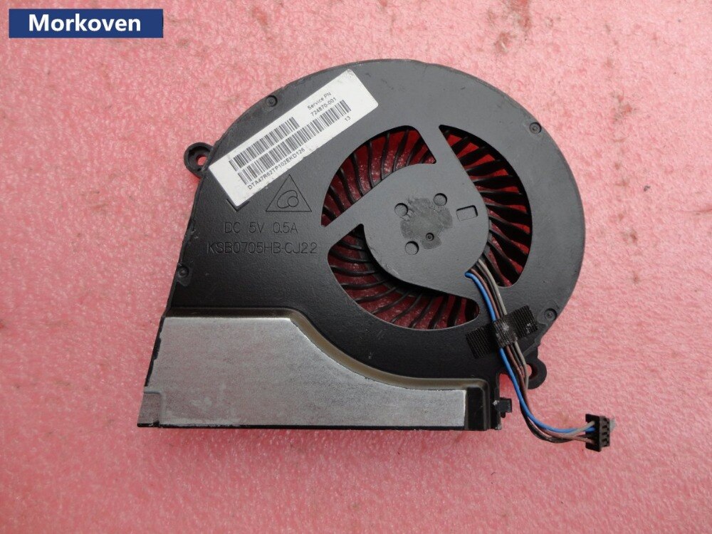DFS501105PR0T FC9U CPU cooling fan cooler for HP Pavillion 14 15 17 724870-001 725684-001 FB90B05H AB08505HX110B00 17-y009ur