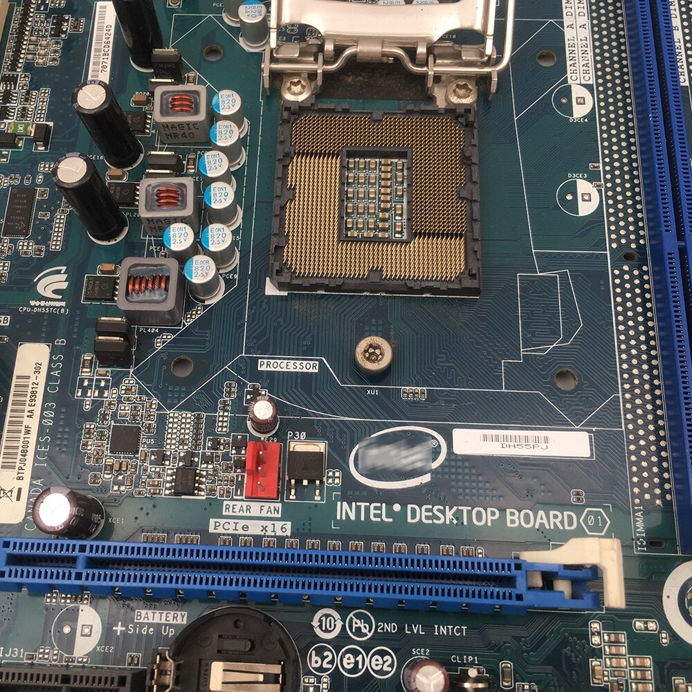 DH55PJ Intel Desktop Motherboard LGA 1156 DDR3 H55 M ATX Mainboard