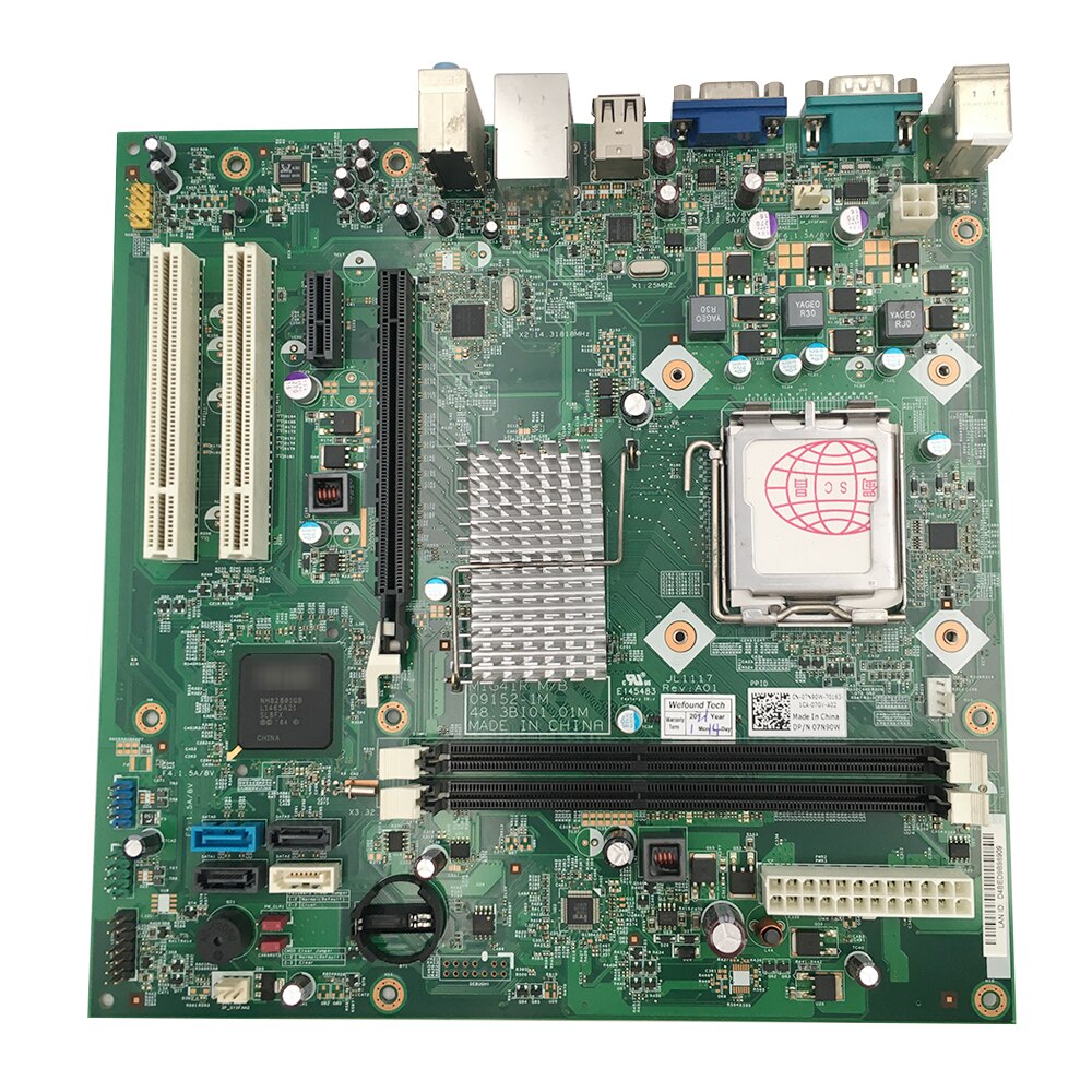Desktop Motherboard DELL VOSTRO 230 230S G41 JL1117 07N90W 7N90W CN-07N90W MIG41R Full Tested Working