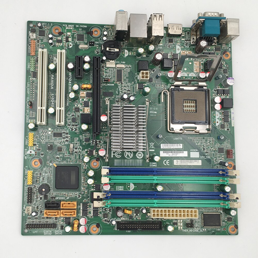 Desktop Motherboard Lenovo M8000T M8200 L-IQ45 MTQ45MK 89Y9303 Double PCI Q45 Full Tested Working