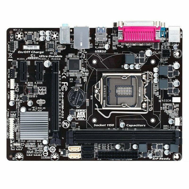 Desktop Motherboard GA-H81M-DS2 H81 Socket LGA 1150 i3 i5 i7 DDR3 16G Micro-ATX Full Tested Working