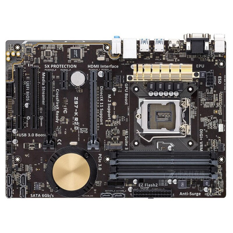 Desktop Motherboard Z97-K R2.0 LGA 1150 DDR3 i7 i5 i3 CPU 32G SATA3 USB2.0 UBS3.0 Full Tested Working