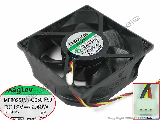 FOR Acer P1203 MF80251V1-Q050-F99 8025 12V 2.4W 8cm Projector cooling fan CPU Cooler for Optoma projector DM10 KDE1208PTV2