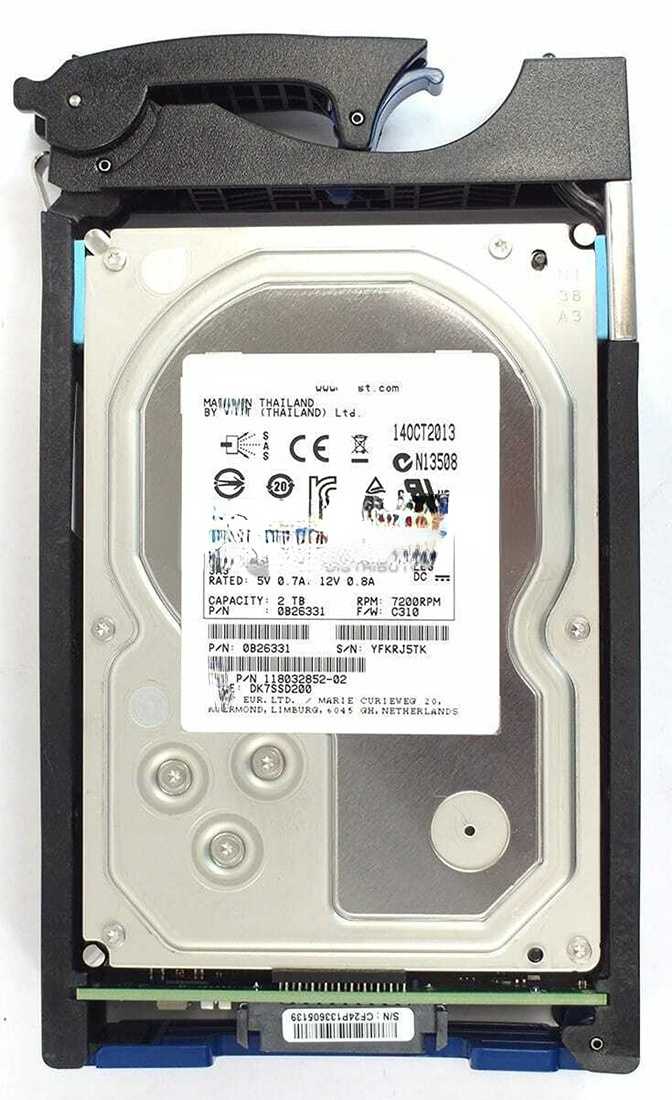 EMC 005049572 2T 7.2K SAS 3.5 6Gb Data Domain ES03 Hard Drives Full Tested Working