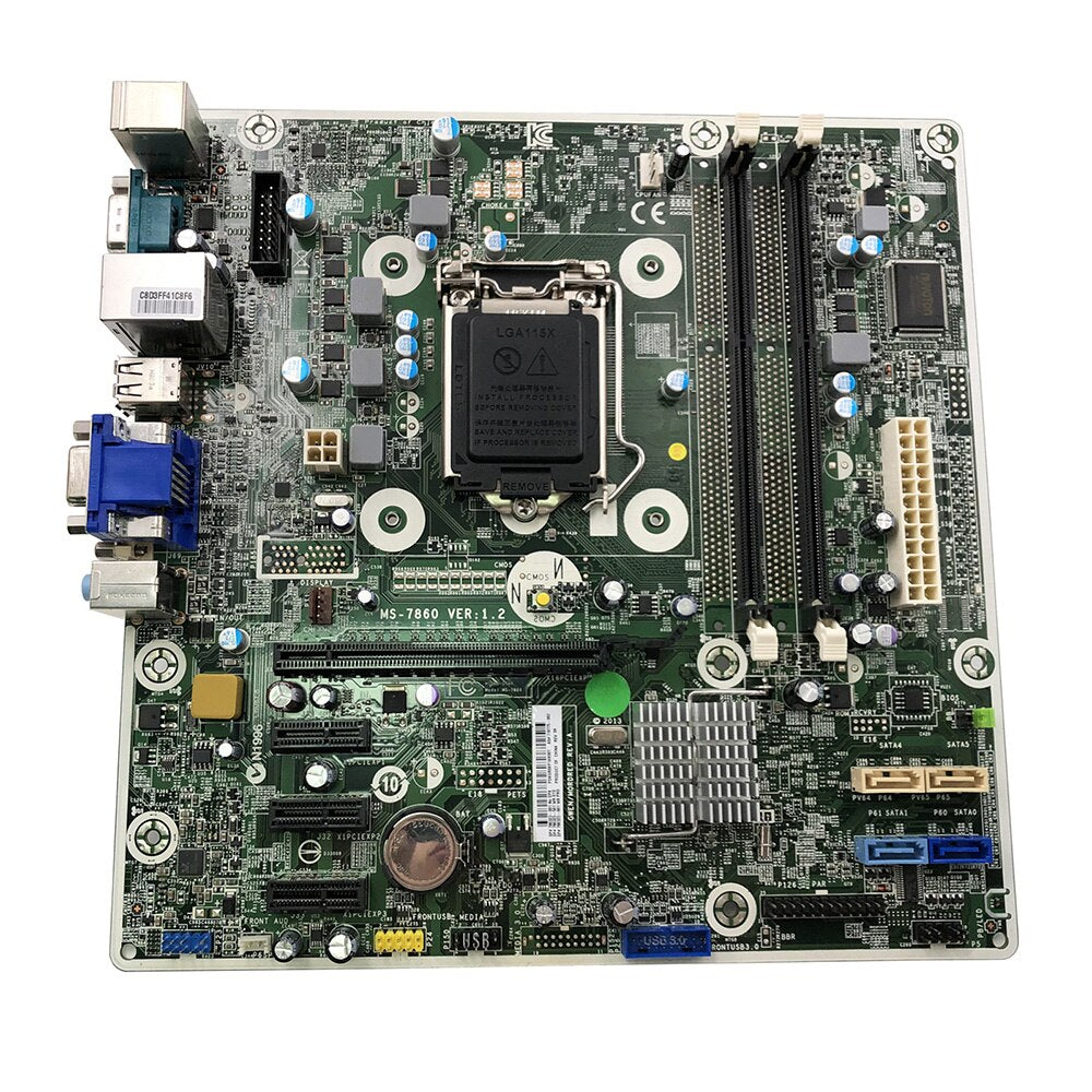 HP 400 G1 G2 MT Desktop Motherboard MS-7860 780323-001 501 601 718775-002 H81ed Before Shipment Full Tested Working