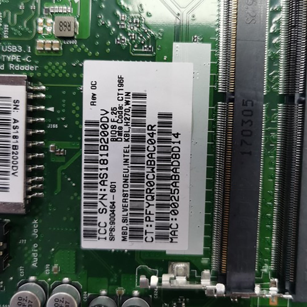 HP ENVY AIO 34-b 900464-601 6050A2862501-MB All-in-one Motherboard Full Tested Working