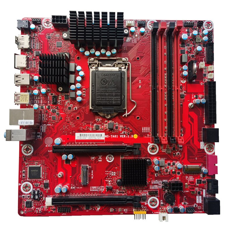 HP OMEN 880-181cn Desktop Motherboard MS-7A61 L02051-001 L02051-601 Z370 Full Tested Working
