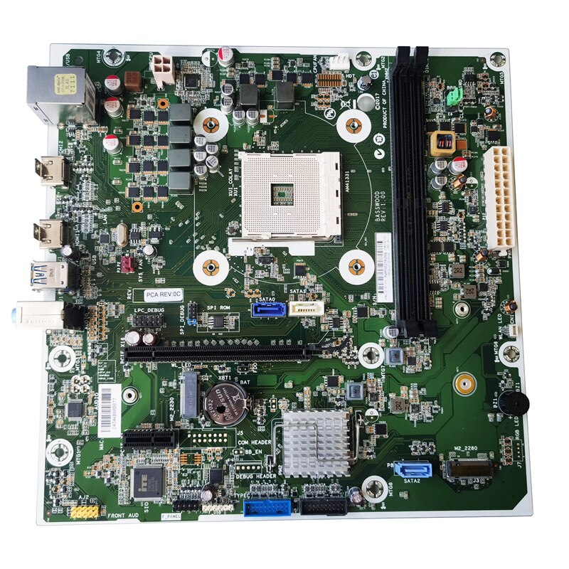 HP Pavilion 580-148 Desktop Motherboard 921821-601 921821-001 BASSWOOD AM4 Full Tested Working