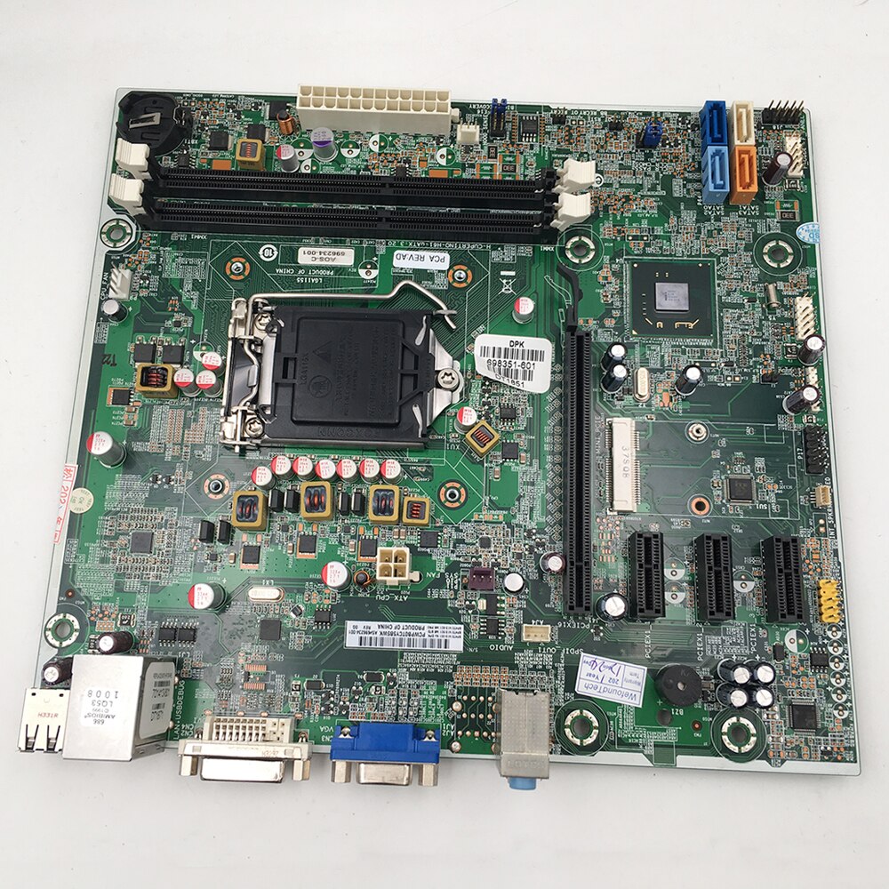 HP Pro 3500 Desktop Motherboard 696234-001 701413-001 H-CUPERTINO-H61-uATX Full Tested Working
