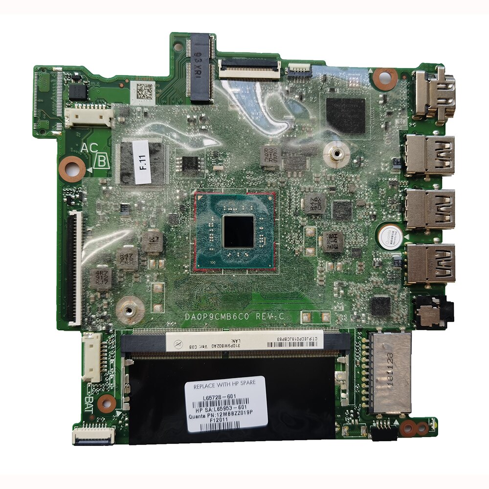 HP Stream 14-CB DA0P9CMB6C0 N4000 32GeMM L65728-601 L65953-601 Desktop Motherboard Full Tested Working