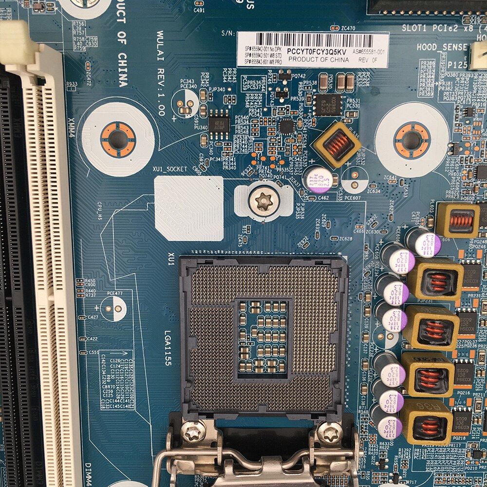 HP Z220 CMT WorkStation Motherboard 655842-001 501 601 655581-001 LGA 1155 DDR3 Mainboard Full Tested Working
