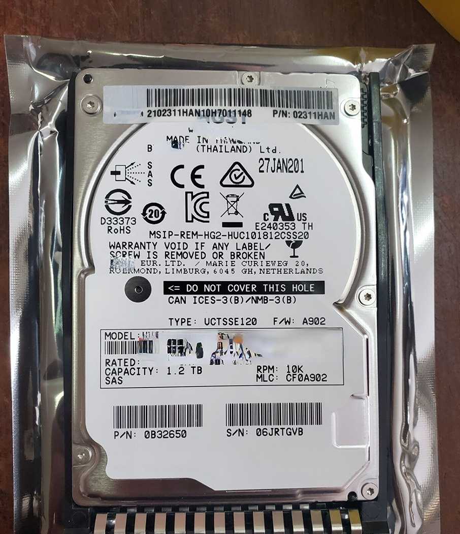 RH2288 V2 V3 RH2288H V2 V3 1.2T 10K 2.5 SAS Hard Drives Full Tested Working