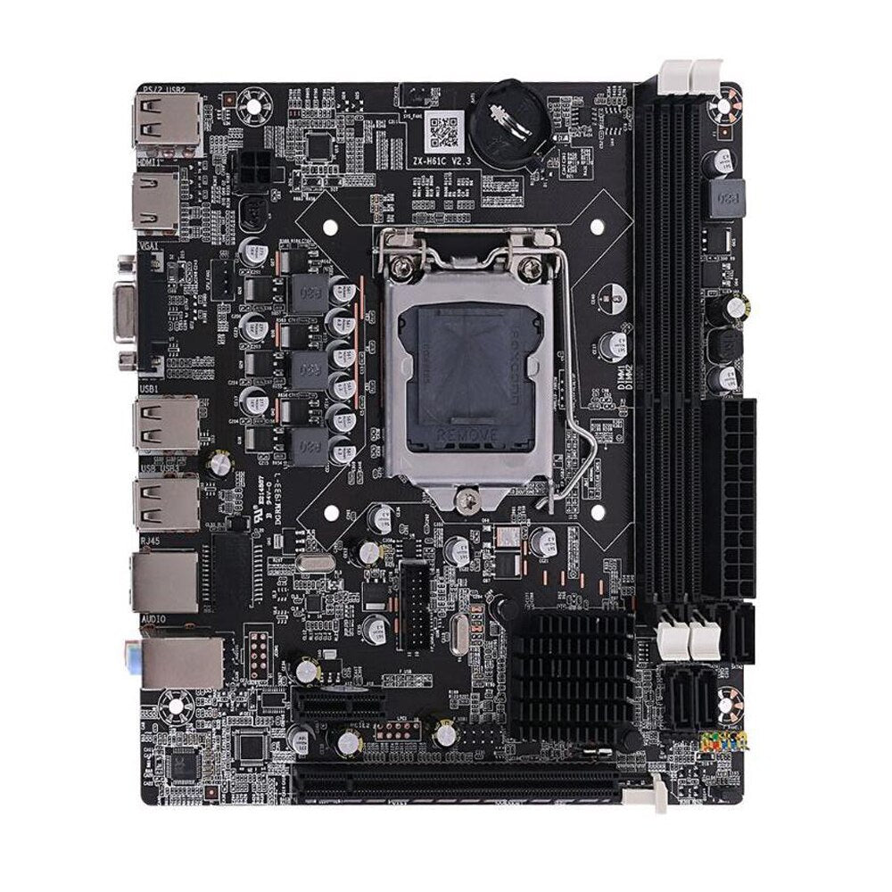 Intel H61 Desktop Motherboard Stable LGA 1155 DDR3 16G VGA Micro ATX Computer Motherboard Full Tested Working