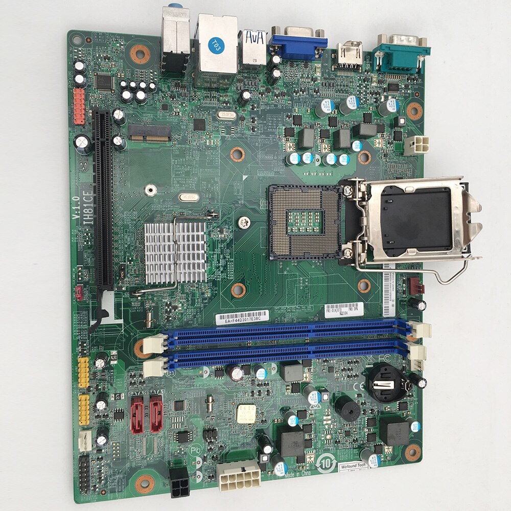 Lenovo 300s S500 Desktop Motherboard IH81CE H81HD-LD BTX 01AJ070 03T7471 00XG024 Full Tested Working