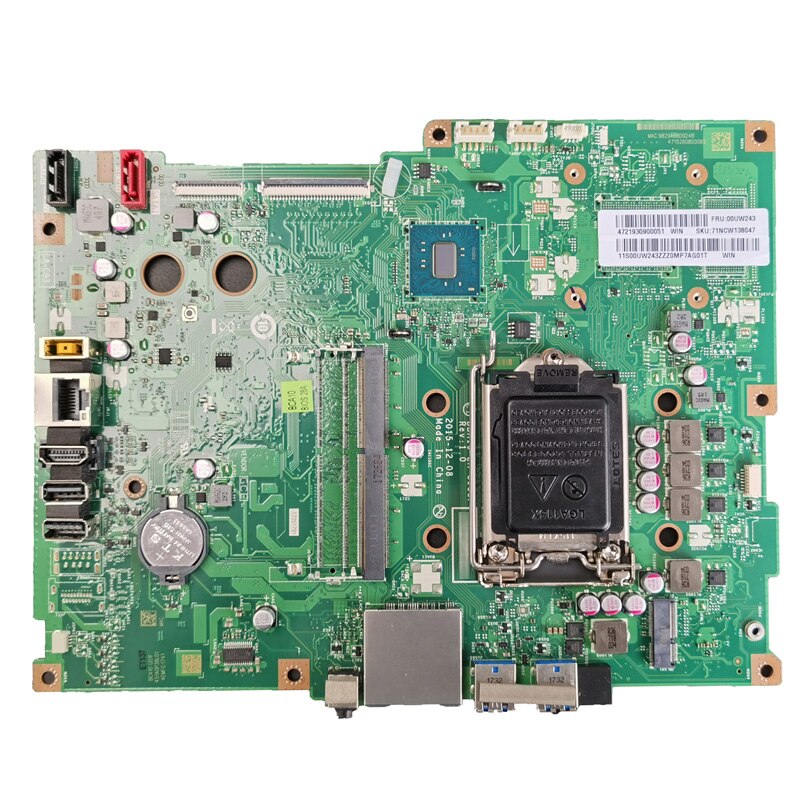 Lenovo 700-22ISH 300-20ISH LA-C933P AIO All-in-one Motherboard 00UW140 00UW243 Full Tested Working