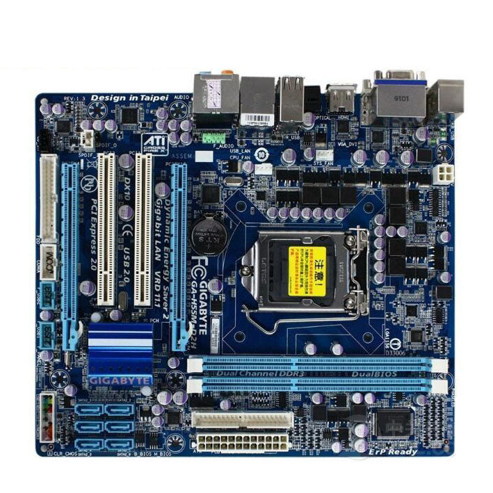 Gigabyte GA-H55M-D2H motherboard DDR3 for intel LGA 1156 H55M-D2H