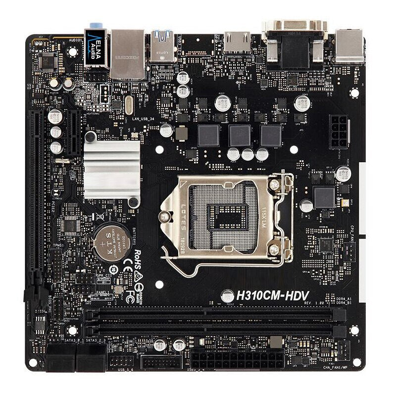 H310CM-HDV Intel Desktop Motherboarded Before Shipment Full Tested Working