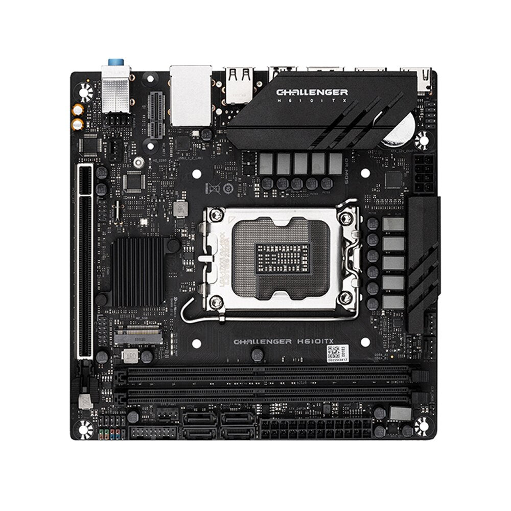 H610ITX Support 12th Generation Processor 17*17 Motherboard D4 M.2 Dual HDMI DP Full Tested Working