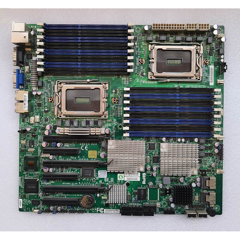 H8DG6-F Supermicro Server Motherboard Dual AMD Opteron 6000 Series Processors DDR3 LSI 2008 SAS 8-Port 6 Gbps SAS Controller Full Tested Working