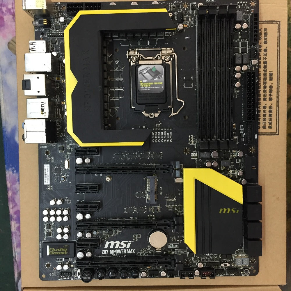 MSI Z87 MPOWER MAX LGA 1150 carte mère Intel DDR3 32GB i3 i5 i7