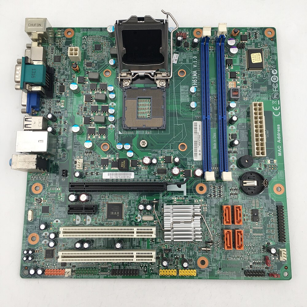IH61MA V:1.0 Lenovo M4360 M4350t H61H2-LM5 Desktop Motherboard Full Tested Working