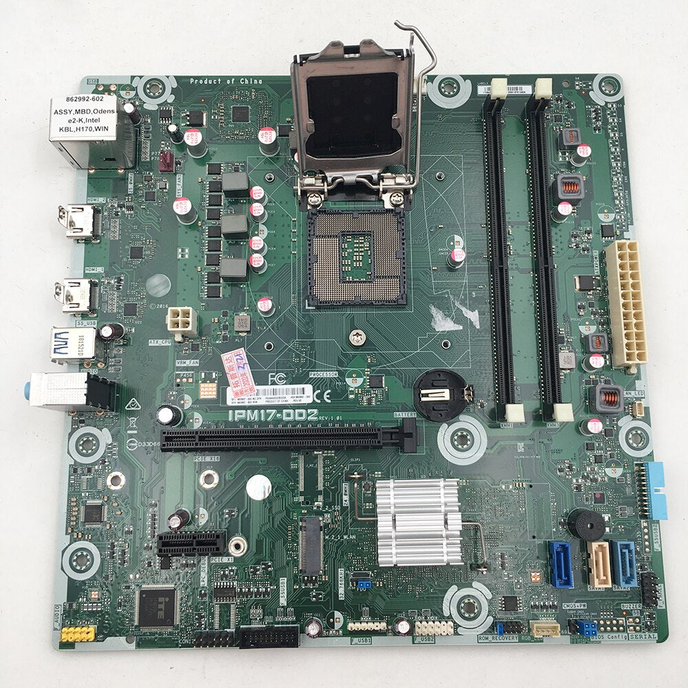 IPM17 DD2 HP Envy 750 Desktop Mainboard 862992-002 862992-602 H170 LGA 1151 DDR4 Motherboard Full Tested Working