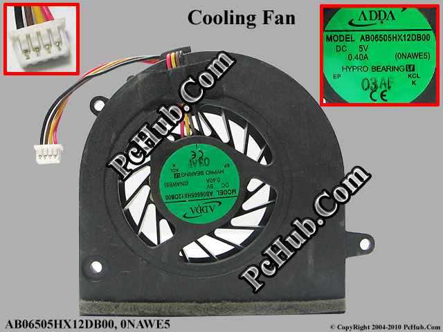 Laptop CPU Cooling Fan for Lenovo G460 G465 Z460 Z465 G560 G565 AB06505HX12DB00, MG65130V1-Q000-S99 NFB65B05H