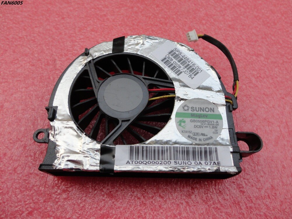 Laptop CPU cooling cooler fan for HP COMPAQ 6910P 6910C 6515P 6510P 446416-001 gb0506pgv1-a 13.v1.b2626.gn 5V 1.75W