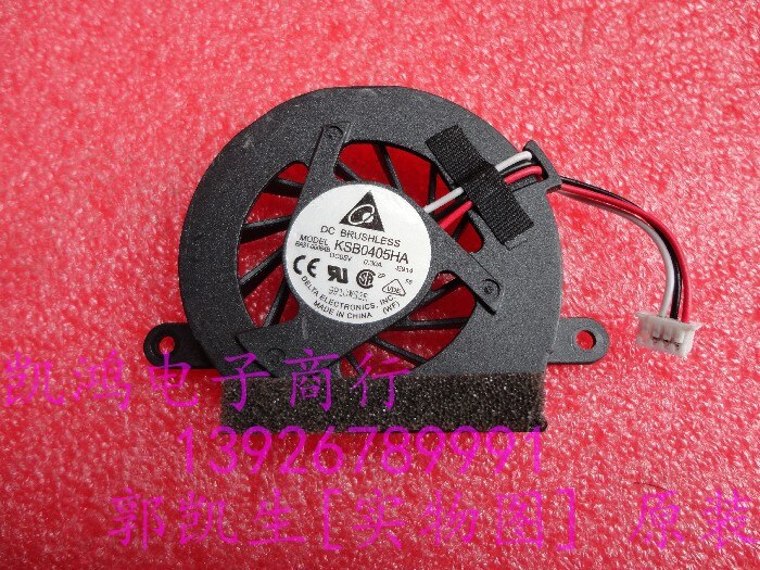 Laptop CPU fan cooling fan for Samsing N128 N130 N140 fan netbook KSB0405HA cooling fan