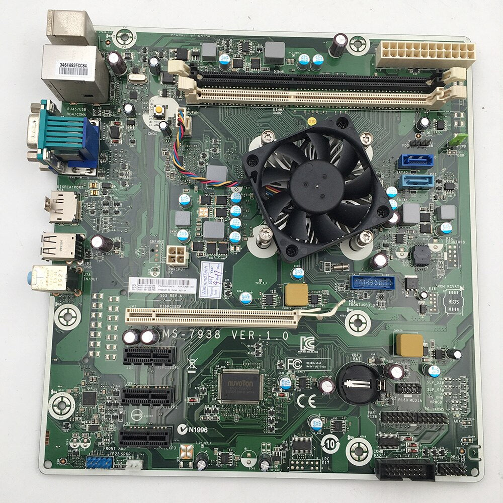 MS-7938 HP 405 485G2 MT PC Desktop Motherboard 754093-001 753929-003 VER:1.0 Full Tested Working