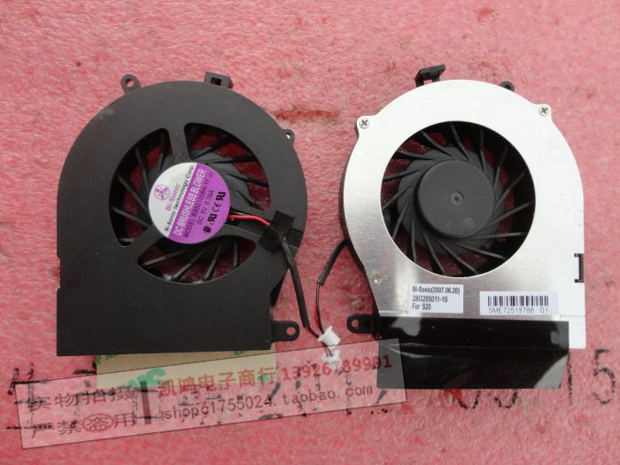 New LAPTOP CPU COOLING FAN FOR ADVENT 4401 9212 9112 8212 8312HU BI-SONIC BS501005H-11 c1 DC5V 0.39A 2-WIRES