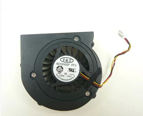 New T&T 6010H05F PF3 E181279 DC5V 0.55A CPU Cooling FAN,
