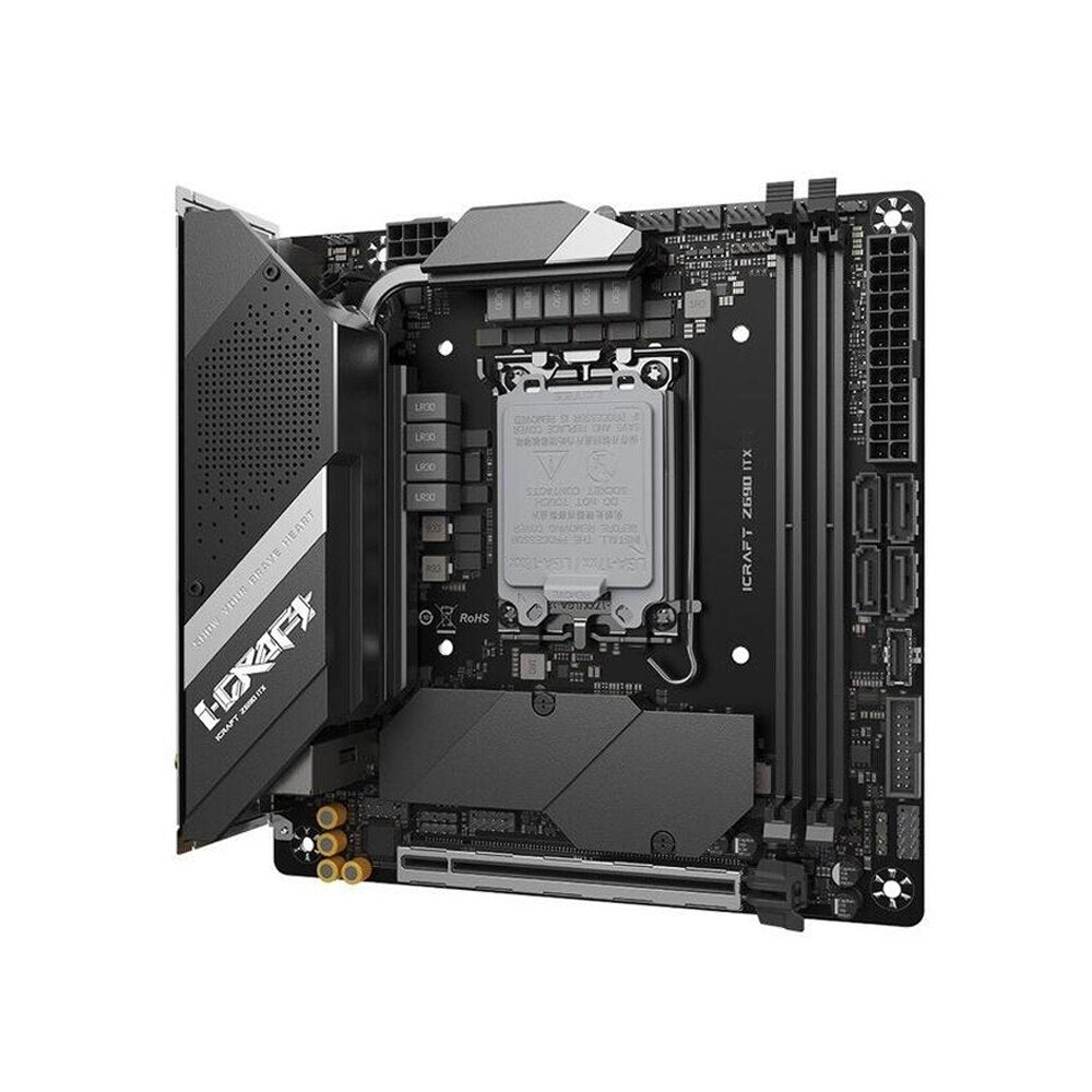 Nouveau MS-Z690 icraft ITX WIFI MAXSUN carte mère LGA 1700 2?? DDR5 DIMM 128GB entièrement testé travail