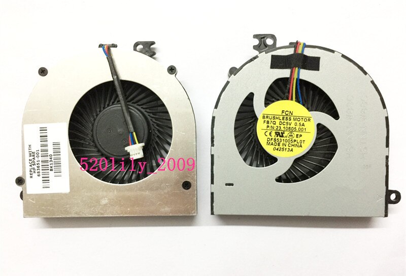 CPU-Kühlerlüfter für HP 4440S 4441S 4445S 4446S Kühlerlüfter