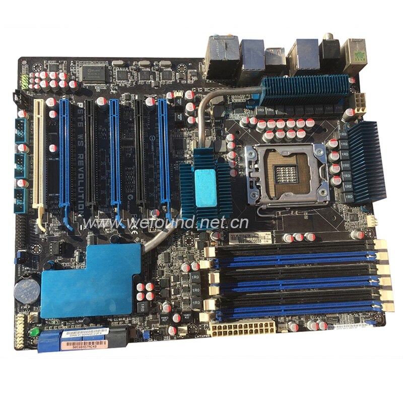 P6T6 WS Revolution ASUSPC Desktop Motherboard X58 DDR3 LGA 1366 System Board Full Tested Working