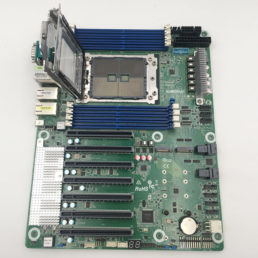 ROMED8-2T Asrock Server Workstation Motherboard SP3 LGA4094 DDR4 PCIE 4.0 Full Tested Working
