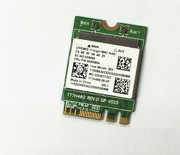 Wireles Card RTL8192EEBT NGFF Wifi + Bluetooth4.0 for Think pad T440P T440s L440 L540 T540P W540 X240 FRU 04W3804