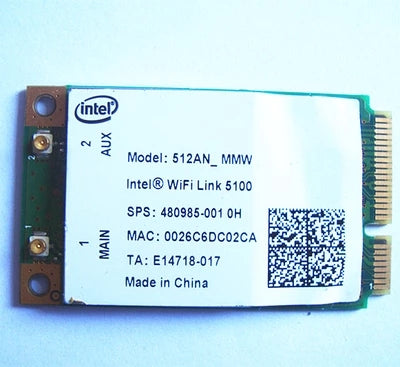 für Intel WiFi Link 5100 512AN 802.11 AGN WLAN-Wireless-Karte für HP 480985-001 gut getestet