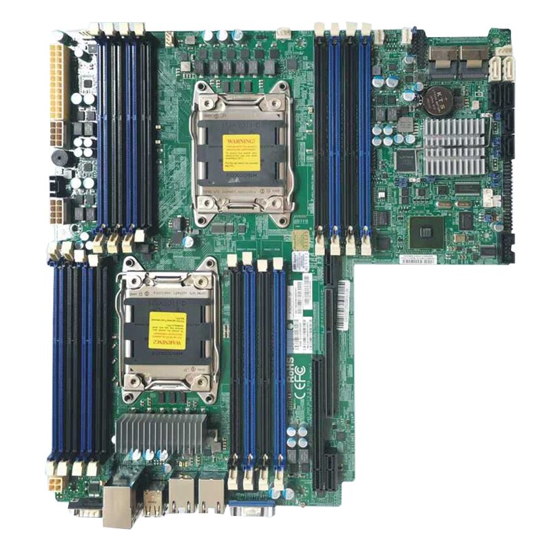 Server Motherboard SuperMicro X9DRW-3F Dual Channel E5-2600 LGA2011 Full Tested Working