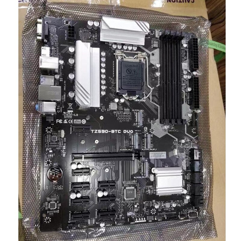 TZ590-BTC DUO Biostar Motherboard 6Gb/s Support 10th/11th Generation Processor LGA1200 DDR4 PCIe 3.0 USB 3.2 M.2 SATA3 Full Tested Working