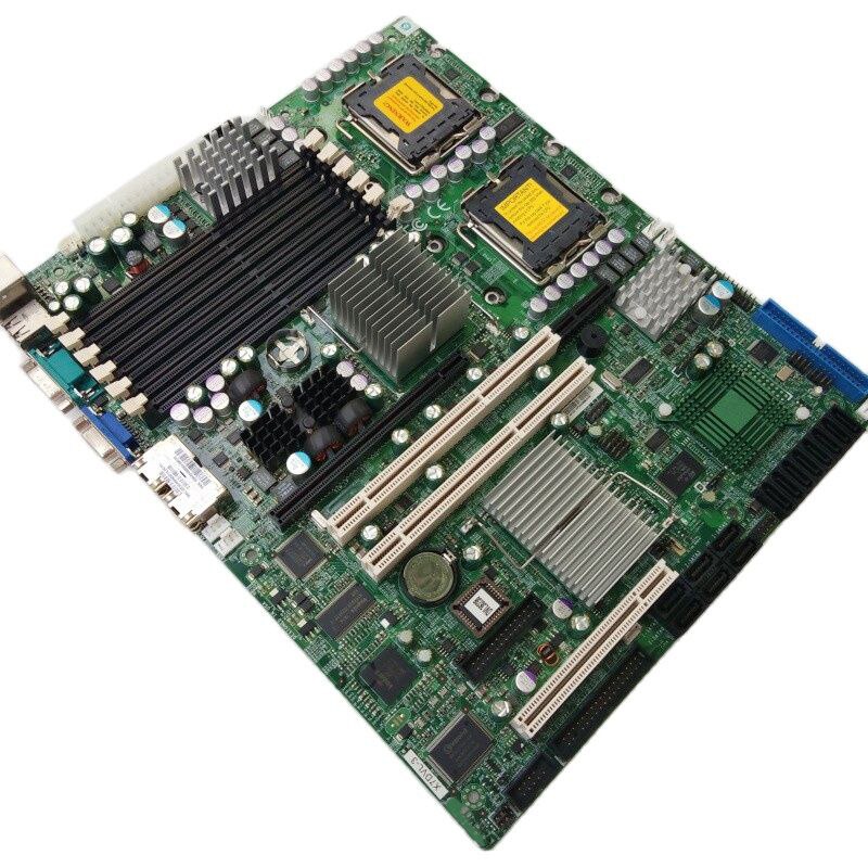Two-way Server Motherboard SuperMicro X7DVL-3 LGA771 5000V 54/53/52/51 SAS/SATA Full Tested Working