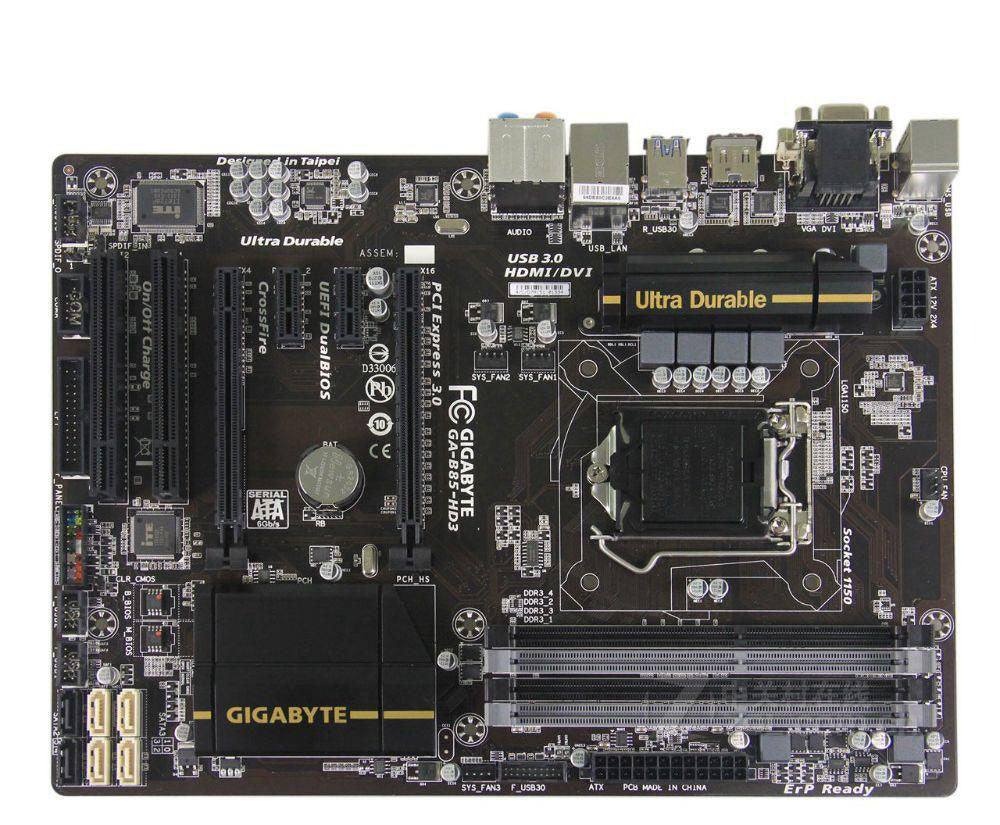 Used Desktop motherboard Gigabyte GA-B85-HD3 mainboard BOARDS PC