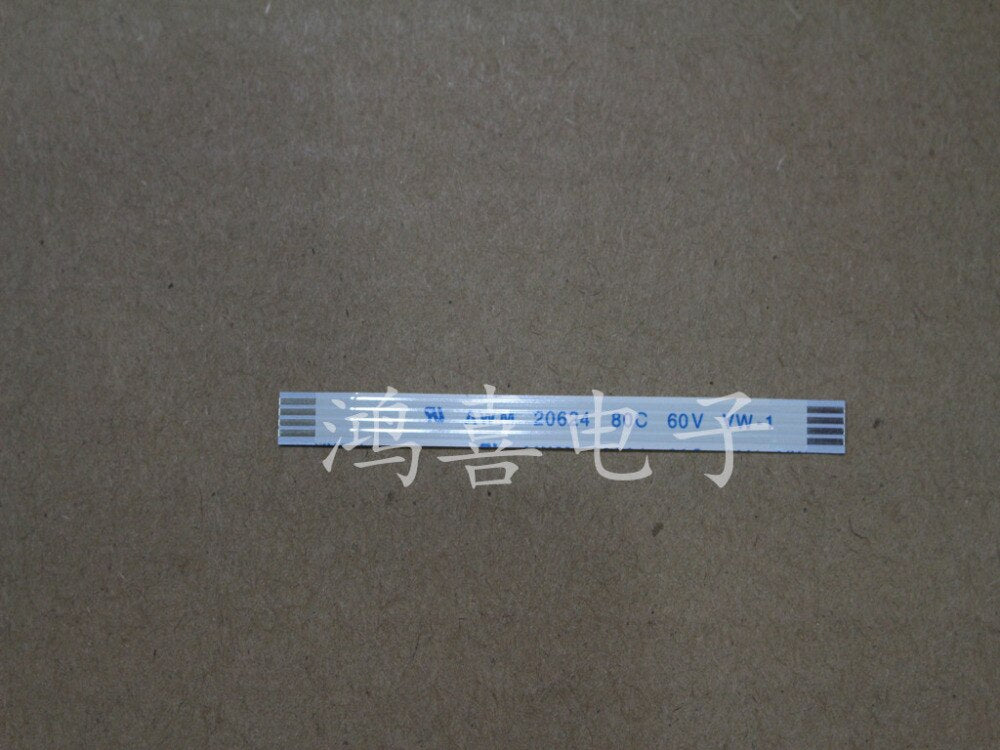 10Pcs FFC FPC Flexible Cable 1.0mm Pitch 4 Pins Length 60mm Forward AWM 20624 80C 60V VW-1