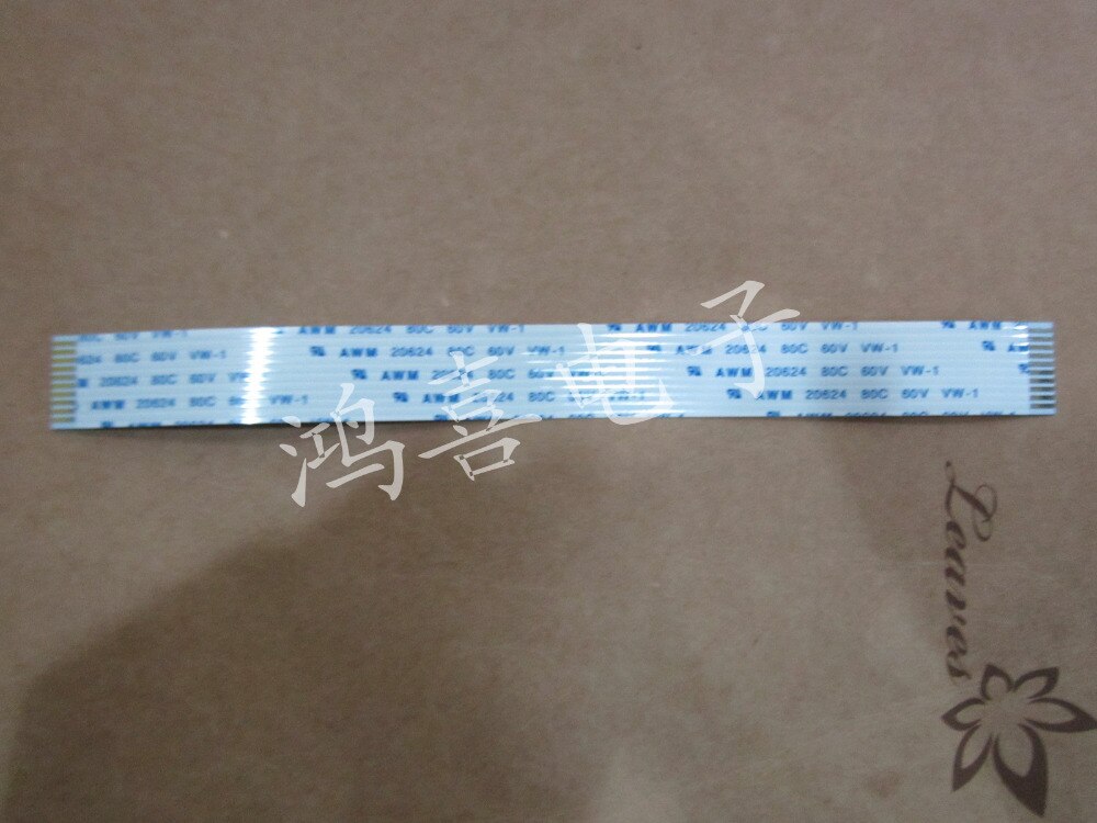 10Pcs FFC FPC Flexible Cable 1.25mm Pitch 10 Pins Length 120mm Forward AWM 20624 80C 60V VW-1